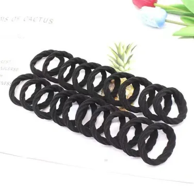 Thick High Elastic Fabric Hair Ring Rope Band Simple Fashion Commuter
