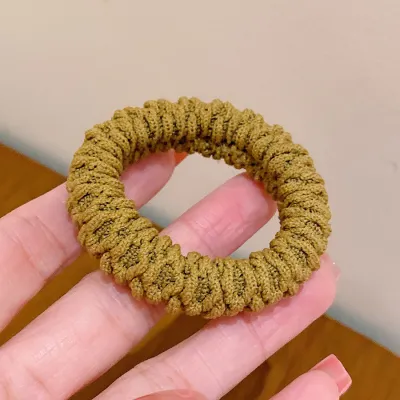 Autumn Winter Thick High Elastic Towel Ring Seamless Hair Rope Band