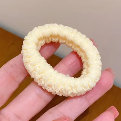 Autumn Winter Thick High Elastic Towel Ring Seamless Hair Rope Band