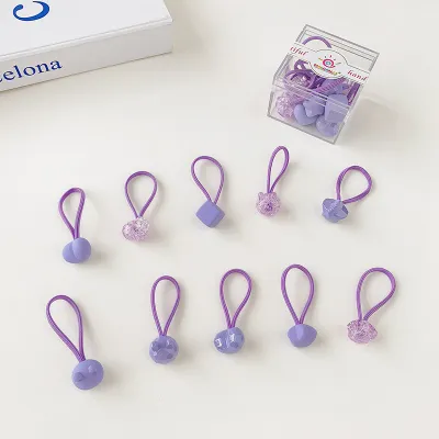 Cartoon Children Hair Ring Does Not Hurt The Hair Candy Color Hair Accessories