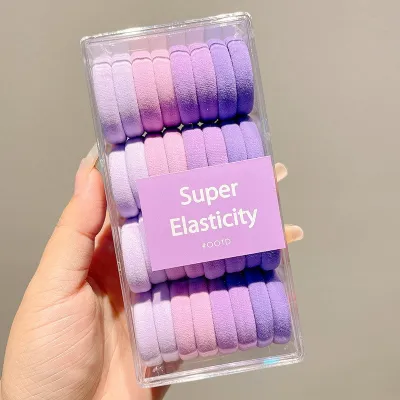Children Fashion Multicolor Elastic Hair Ties Fresh Sweet Mori Style High Elasticity
