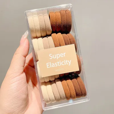 Children Fashion Multicolor Elastic Hair Ties Fresh Sweet Mori Style High Elasticity