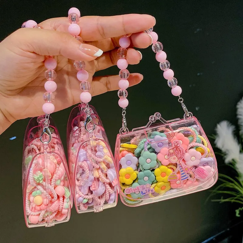 Children Fashion Multicolor Cute Silicone Flower Hair Rope Hair Ties