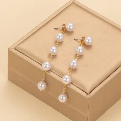 Elegant Imitation Pearl Fashion Earrings