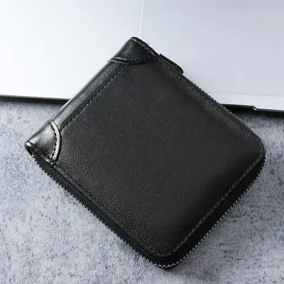 Business Men Multi-Function Multi-Card PU Wallet Solid Color