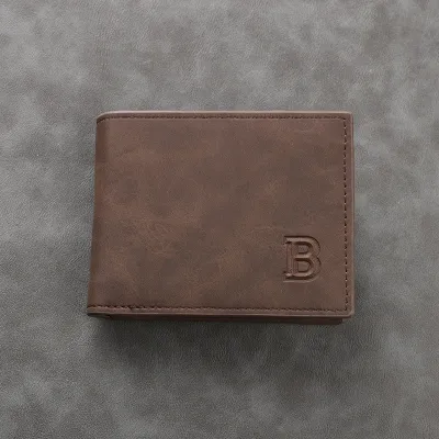 Retro Multi-Function Men Bifold PU Wallet with Card Slots
