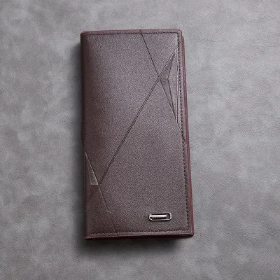 Business Retro Men Large Capacity Multi-Card PU Bifold Wallet