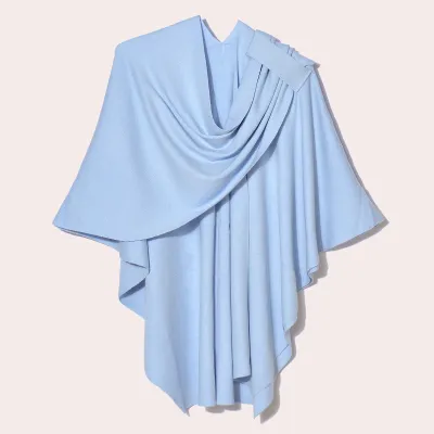 Women Elegant Warm Solid Color Tassel Shawl Scarf Cardigan
