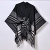 Multicolor Stripe Oblique Tape Black