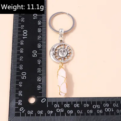 Women's Fashion Multicolor Turquoise Stone Keychain Pendant
