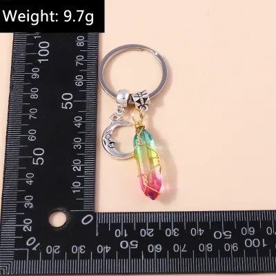 Women's Fashion Multicolor Turquoise Stone Keychain Pendant