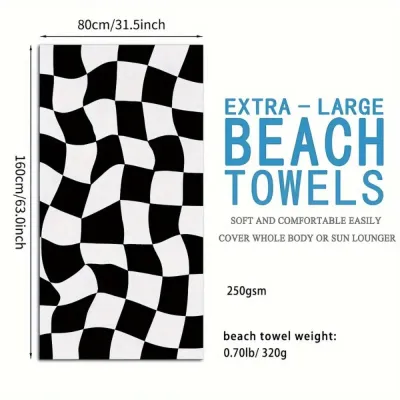 Evil Eye Graphic Printed Beach Towel for Women
