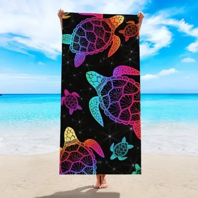 Evil Eye Graphic Printed Beach Towel for Women