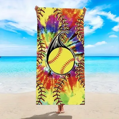 Evil Eye Graphic Printed Beach Towel for Women