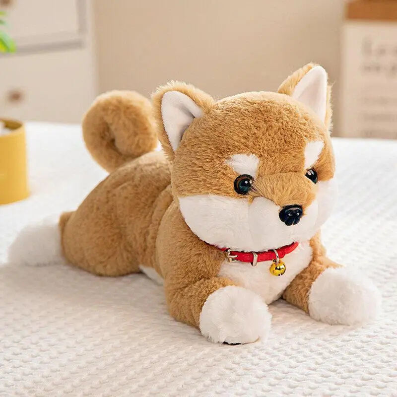 Cute Cartoon Chai Dog Plush Toy Doll - PP Cotton, Short Plush, 28/35/45cm