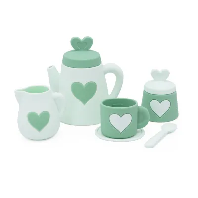 Kids Silicone Kitchen Toys Simulation Pretend Play Food Grade Girls Cooking Set