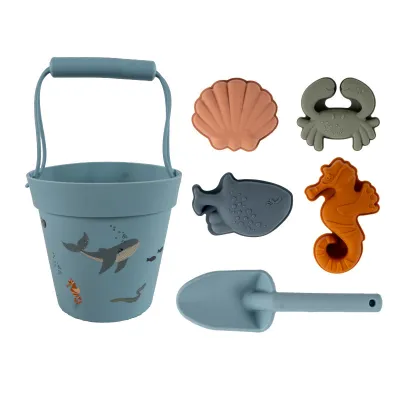 Kids Cute Silicone Beach Toys Hands-On Brain Sensory Interactive Parent-Child Communication