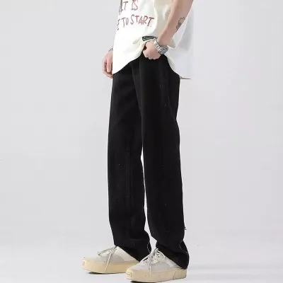 Men Fashion Street Style Black Denim Jeans