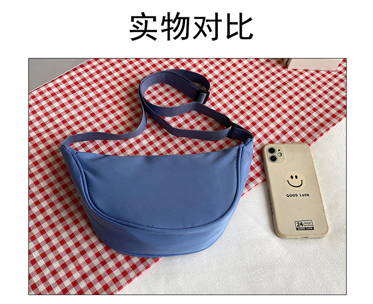 Wholesale Women Fahison Simple Solid Color Zipper Dumpling Wholesale Women Fahison Simple Solid Color Zipper Dumpling