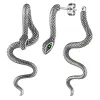 Ancient Silver Blue-Eyed Snake