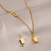Gold Rich Little Bric Necklace