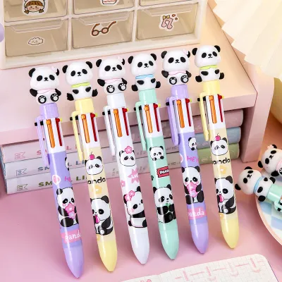 Cartoon Cute Capybara Six Color Press Ballpoint Pen