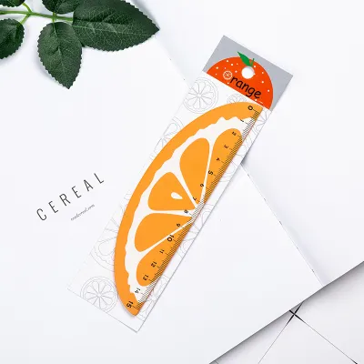 Creative Cute Fruit 15cm Ruler Wooden Stationery