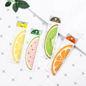 Creative Cute Fruit 15cm Ruler Wooden Stationery