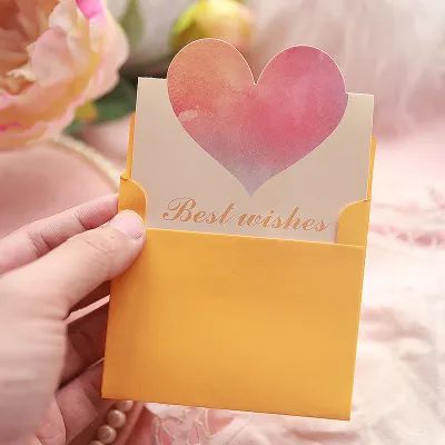 Valentine'S Day Heart Letter Fold Greeting Card
