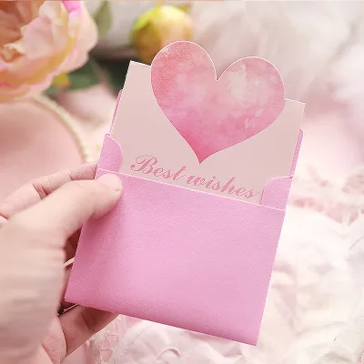 Valentine'S Day Heart Letter Fold Greeting Card