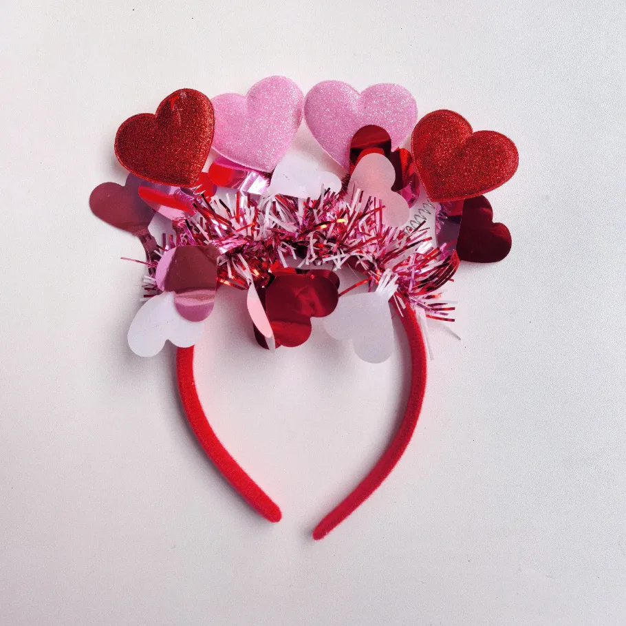 Romantic Valentine's Day Love Heart Headband Hair Accessories Sweet Wedding Atmosphere
