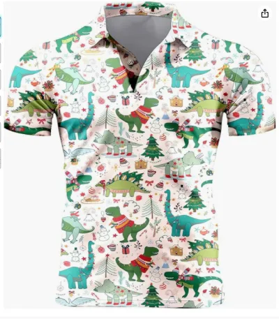 Men's Holiday Flamingo Floral Print Plus Size Short Sleeve Lapel Shirt