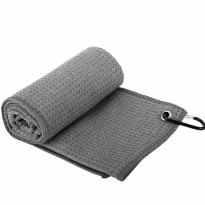 Custom 30*30cm Microfiber Waffle Multicolor Golf Towel