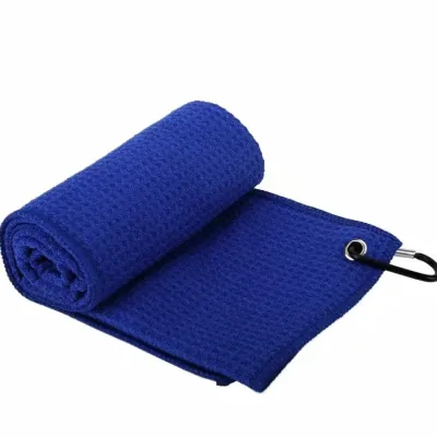 Custom 30*30cm Microfiber Waffle Multicolor Golf Towel