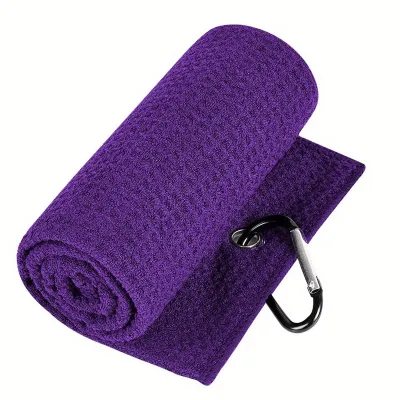 Custom 30*30cm Microfiber Waffle Multicolor Golf Towel