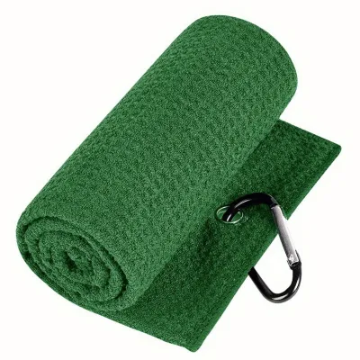 Custom 30*50cm Microfiber Waffle Multicolor Golf Towel