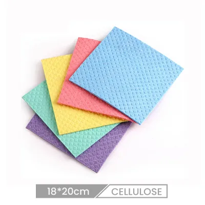 18*20cm Custom Wood Pulp Cotton Kitchen Towel