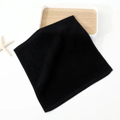 30*30cm Pure Cotton Multicolor Square Towel Logo Custom