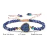 2*4 Imitation Green Gold Wheel False Crystal Cluster Love