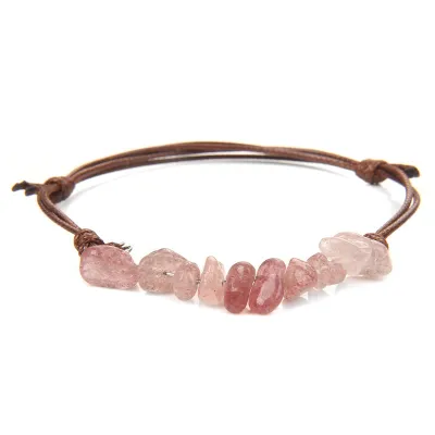 Women Retro Boho Natural Agate Beads Bracelet