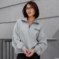 Women Fashion Casual Graphic Printing Round Neck Long Sleeve Sweatshirt