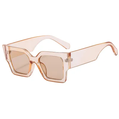 Fashion Anti-Ultraviolet Anti-Glare Square PC Sunglasses