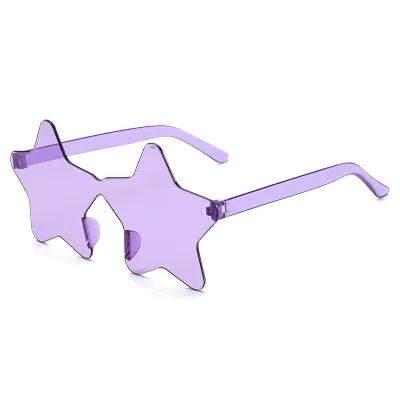 Fashion Personalized Five-Pointed Star No Frame Sunglasses