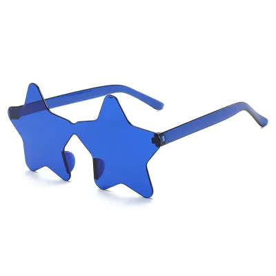 Fashion Personalized Five-Pointed Star No Frame Sunglasses
