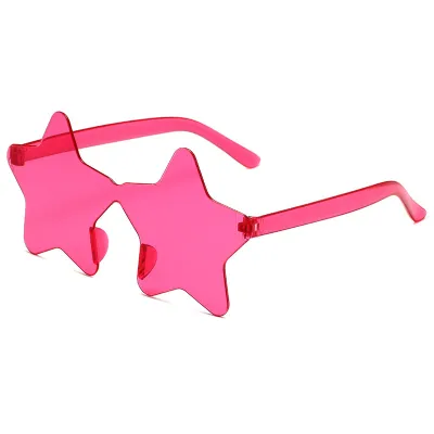 Fashion Personalized Five-Pointed Star No Frame Sunglasses