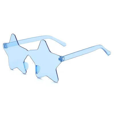 Fashion Personalized Five-Pointed Star No Frame Sunglasses