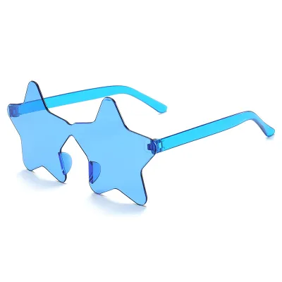 Fashion Personalized Five-Pointed Star No Frame Sunglasses