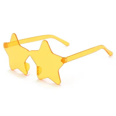 Fashion Personalized Five-Pointed Star No Frame Sunglasses