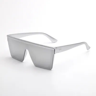 Fashion Large Frame One-Body Square Sunglasses