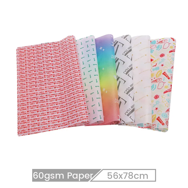 Custom Logo 56*78cm Packaging 40gsm Paper